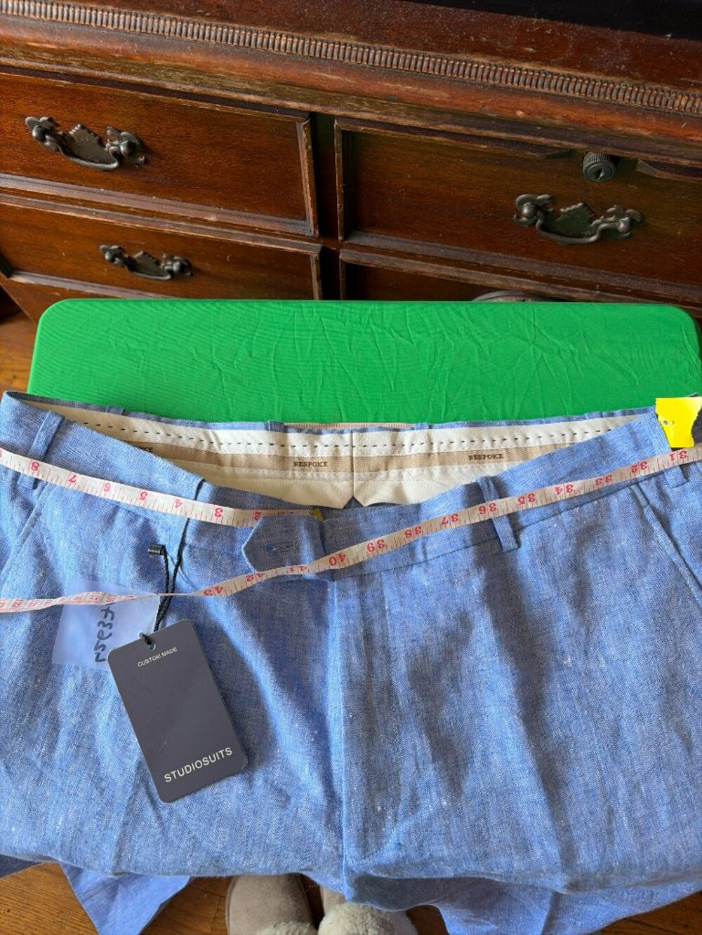 Mens' Linen Pants - Picture 2 of 5